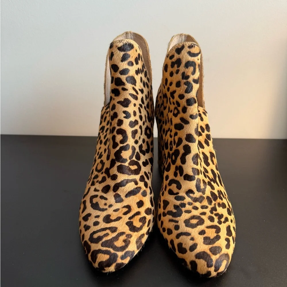 🐆 Steve Madden Leopard Print Ankle Boots 🐆 - Picture 3 of 5